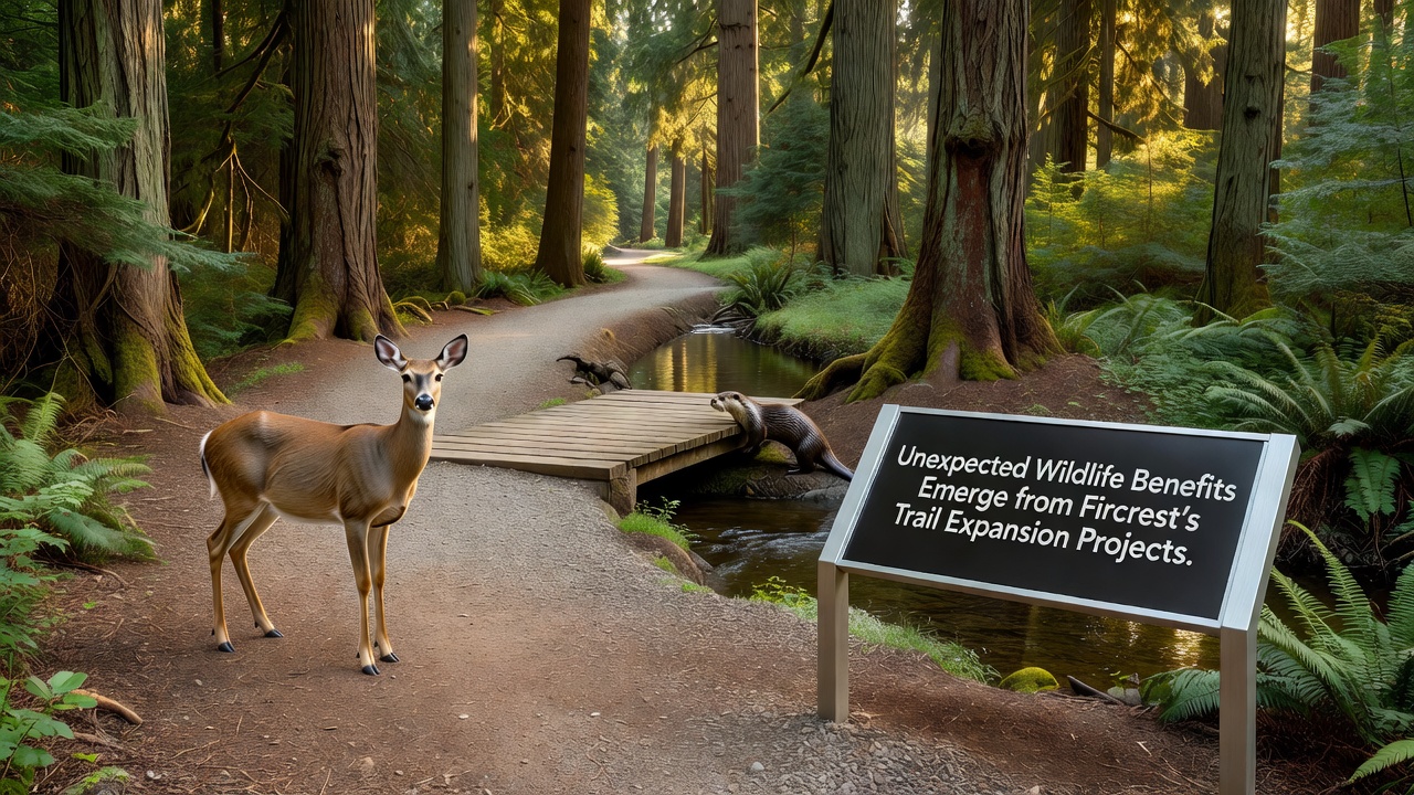 Unexpected Wildlife Benefits Emerge from Fircrest's Trail Expansion Projects